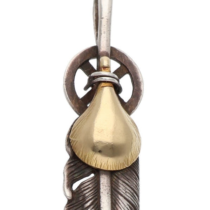 TADY & KING Heart Wheel Feather L Silver Gold Size ONE SIZE