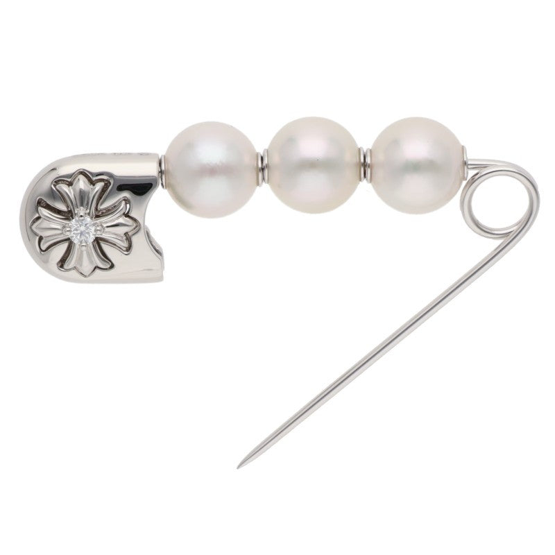 Chrome Hearts x Mikimoto CH Plus Pearl Brooch Size ONE SIZE