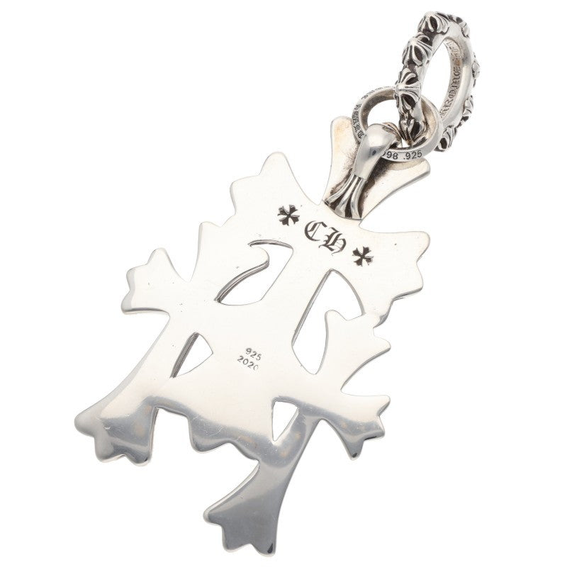 Chrome Hearts Triple CH Cross Large .925