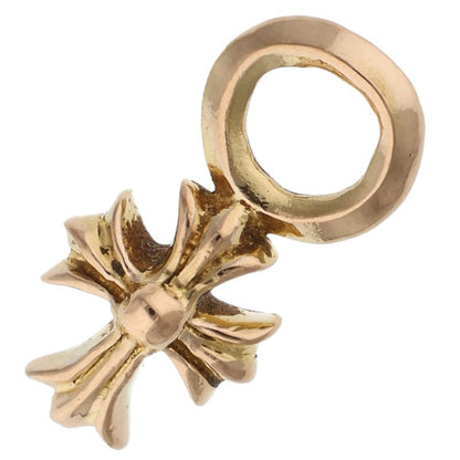 Chrome Hearts 22K CH Cross Stack Charm Yellow