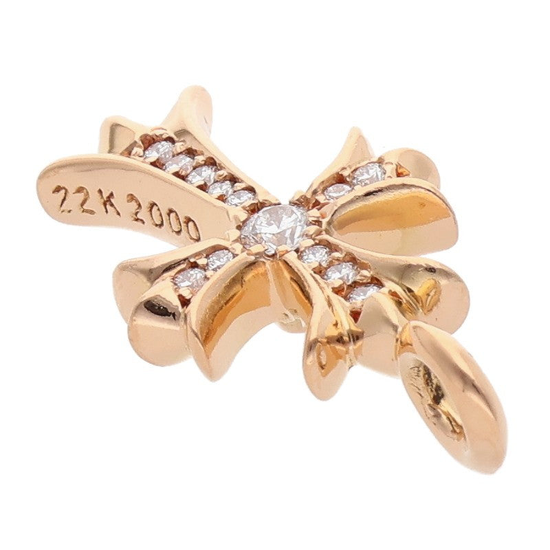 Chrome Hearts 22K Tiny Fat Cross Pave Diamond Size ONE SIZE
