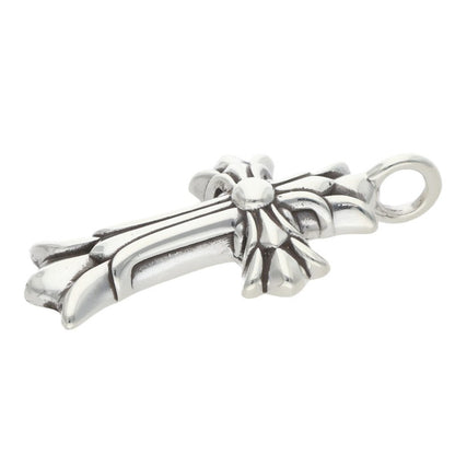 Chrome Hearts 925 Double CH Cross Pendant
