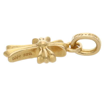 Chrome Hearts 22K Baby Fat Pave Blue Sapphire Charm