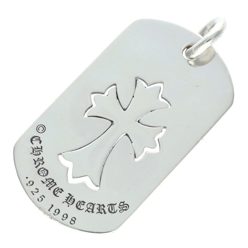 Chrome Hearts 925 Cutout Tiny Cross Large Dog