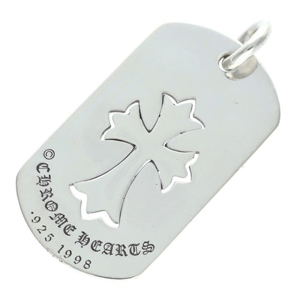 Chrome Hearts 925 Cutout Tiny Cross Large Dog