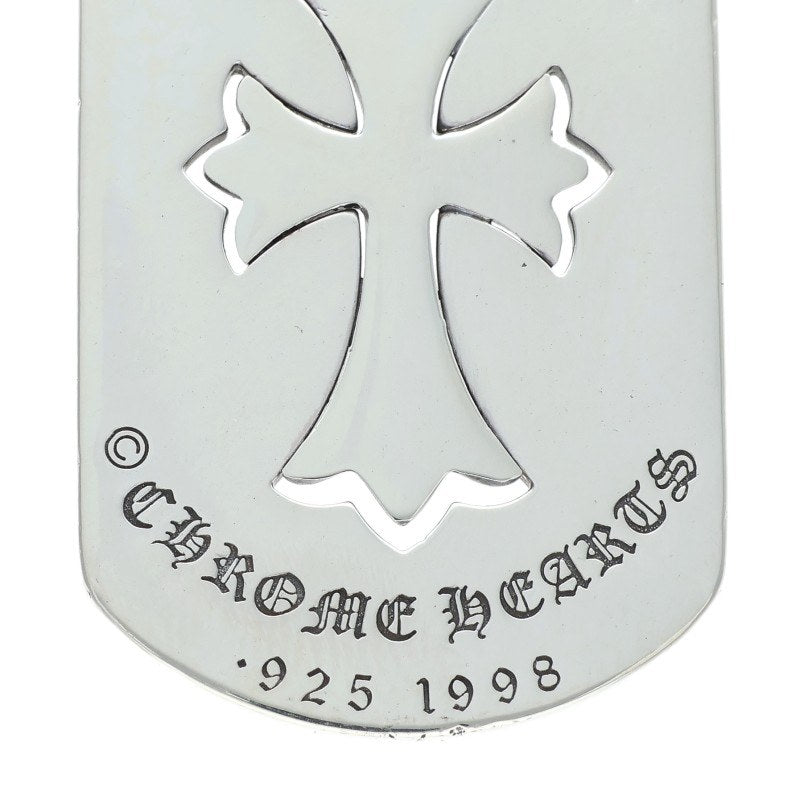 Chrome Hearts 925 Cutout Tiny Cross Large Dog