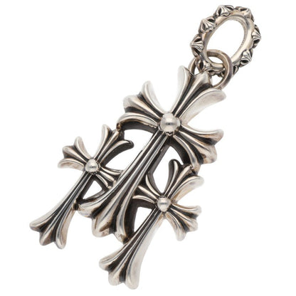Chrome Hearts 925 Triple CH Cross Large