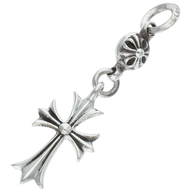 Chrome Hearts 925 1 Ball Tiny CH Cross Charm Size ONE Silver