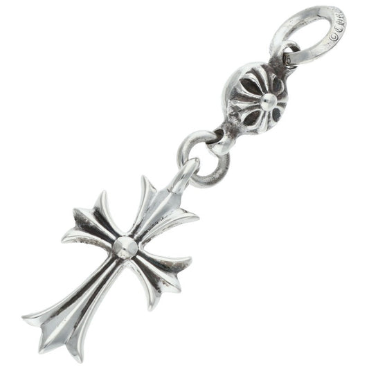 Chrome Hearts 925 1 Ball Tiny CH Cross Charm Size ONE Silver