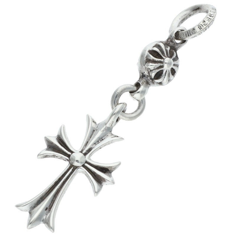 Chrome Hearts 925 1 Ball Tiny CH Cross Charm Size ONE Silver