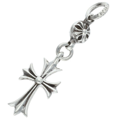 Chrome Hearts 925 1 Ball Tiny CH Cross Charm Size ONE Silver