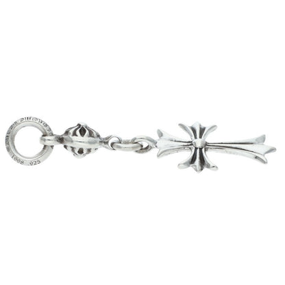 Chrome Hearts 925 1 Ball Tiny CH Cross Charm Size ONE Silver