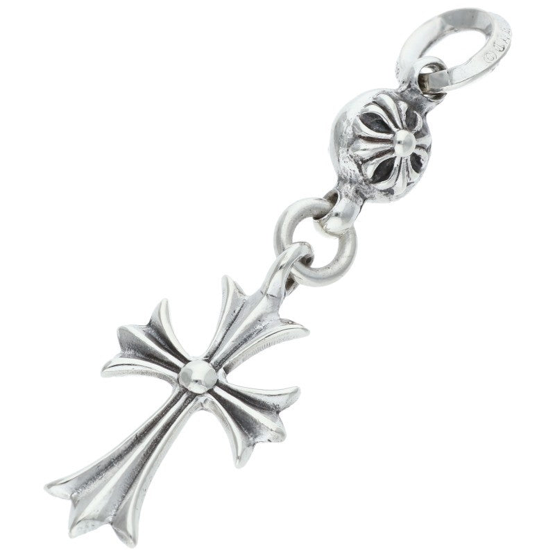 Chrome Hearts 925 1 Ball Tiny CH Cross Charm