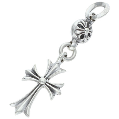 Chrome Hearts 925 1 Ball Tiny CH Cross Charm