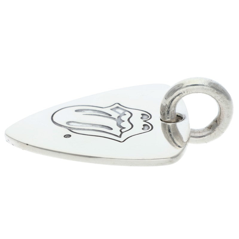 Chrome Hearts Guitar Pick Lip & Tongue Silver Size ONE SIZE