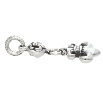 Chrome Hearts 1 Ball BS Fleur Silver Charm