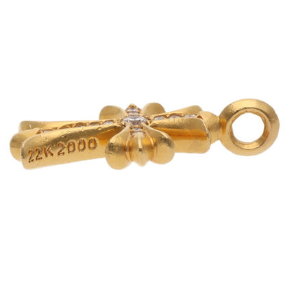 Chrome Hearts 22K TNY CRSF P DMND Yellow Gold Size ONE SIZE
