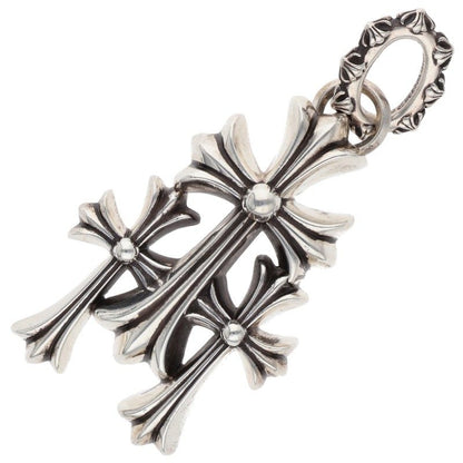 Chrome Hearts TRIPLE CROSS LG Silver Large