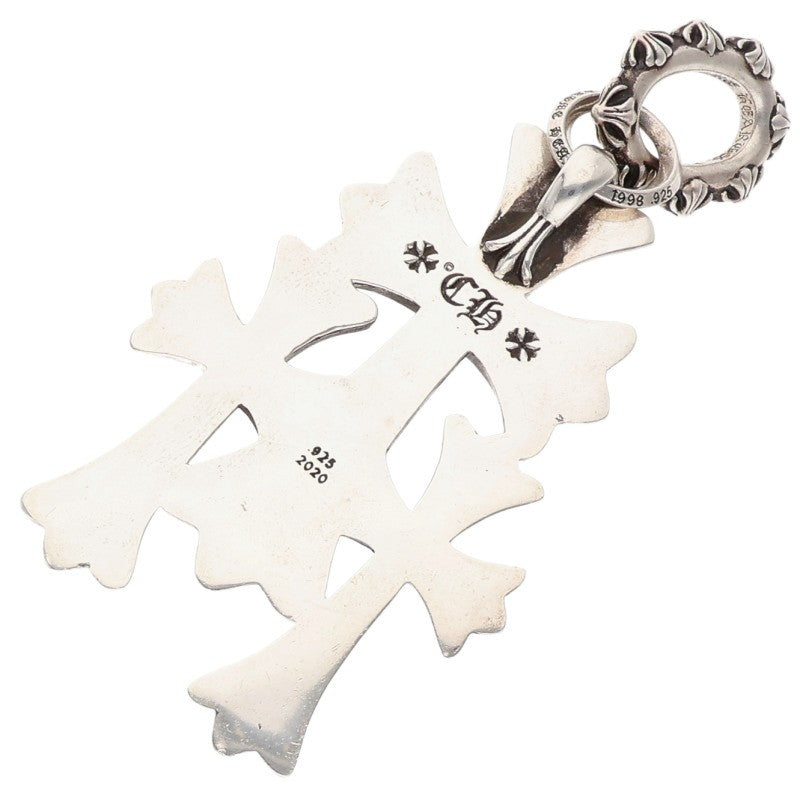 Chrome Hearts TRIPLE CROSS LG Silver Large