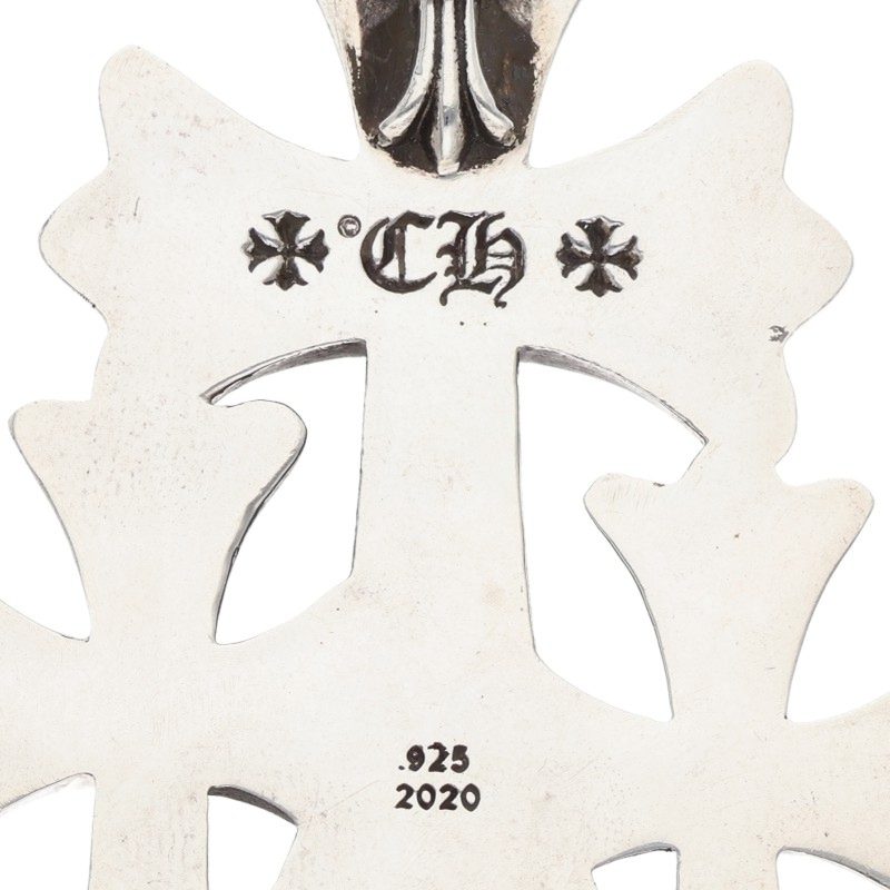 Chrome Hearts TRIPLE CROSS LG Silver Large