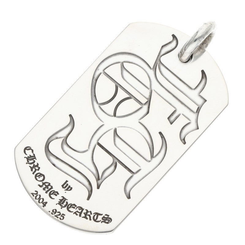 Chrome Hearts Foti Large Dog Tag Silver