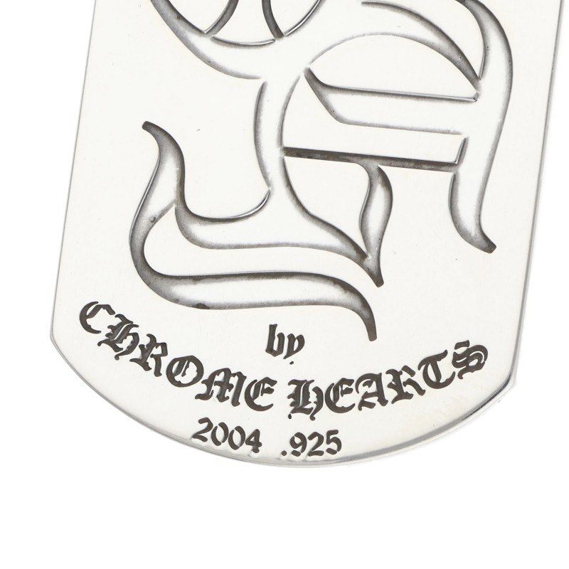 Chrome Hearts Foti Large Dog Tag Silver