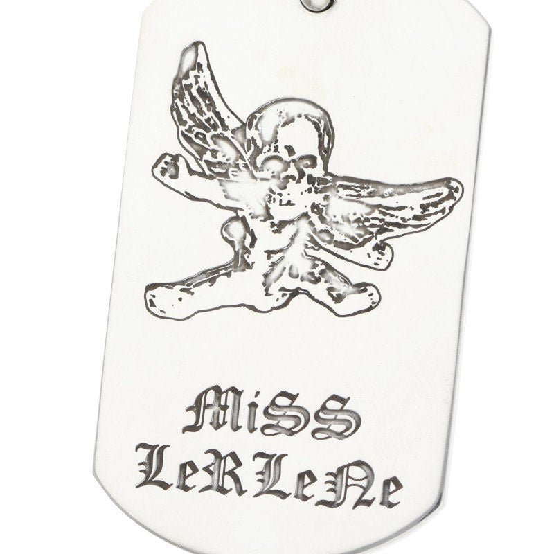 Chrome Hearts Foti Large Dog Tag Silver