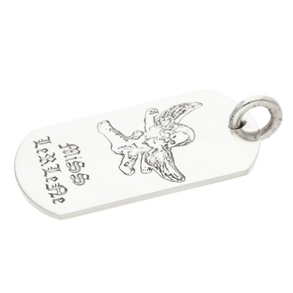 Chrome Hearts Foti Large Dog Tag Silver