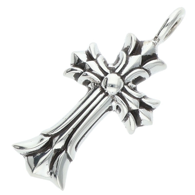 Chrome Hearts Double CH Cross Charm Silver Size ONE SIZE