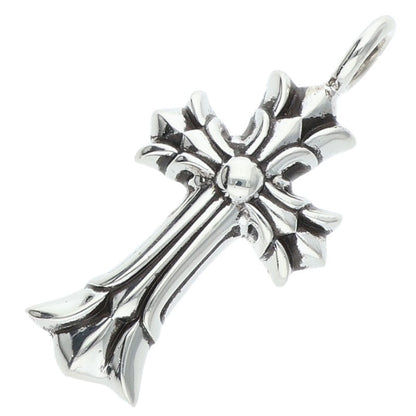 Chrome Hearts Double CH Cross Charm Silver Size ONE SIZE