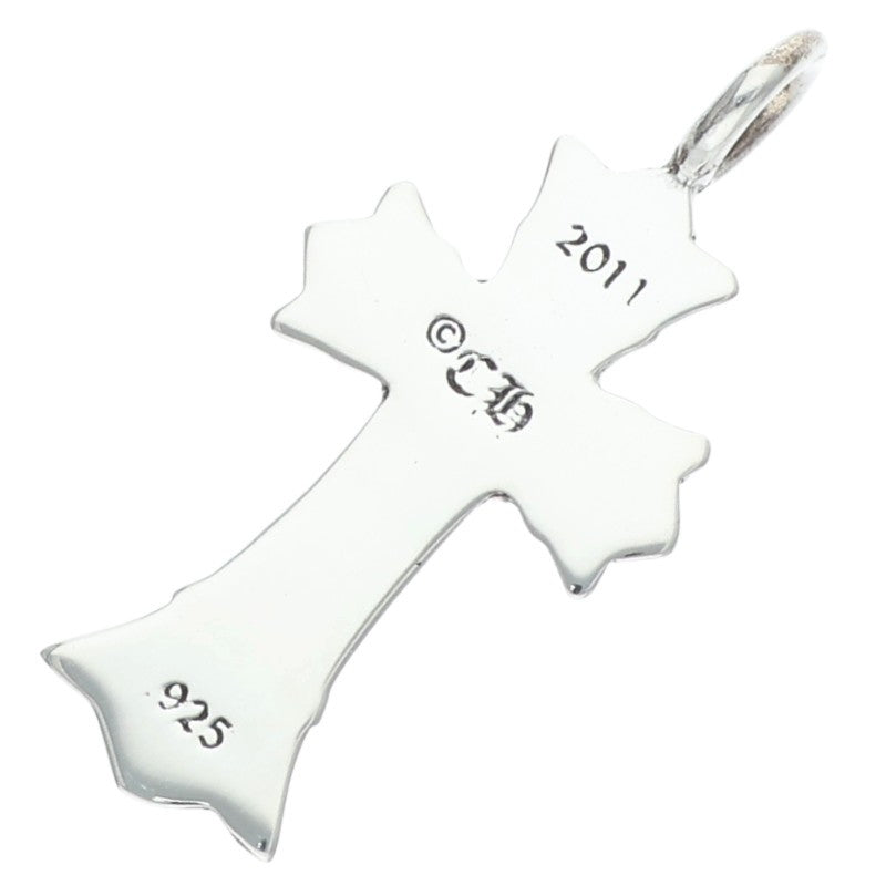 Chrome Hearts Double CH Cross Charm Silver Size ONE SIZE
