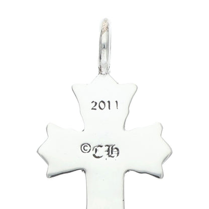 Chrome Hearts Double CH Cross Charm Silver Size ONE SIZE