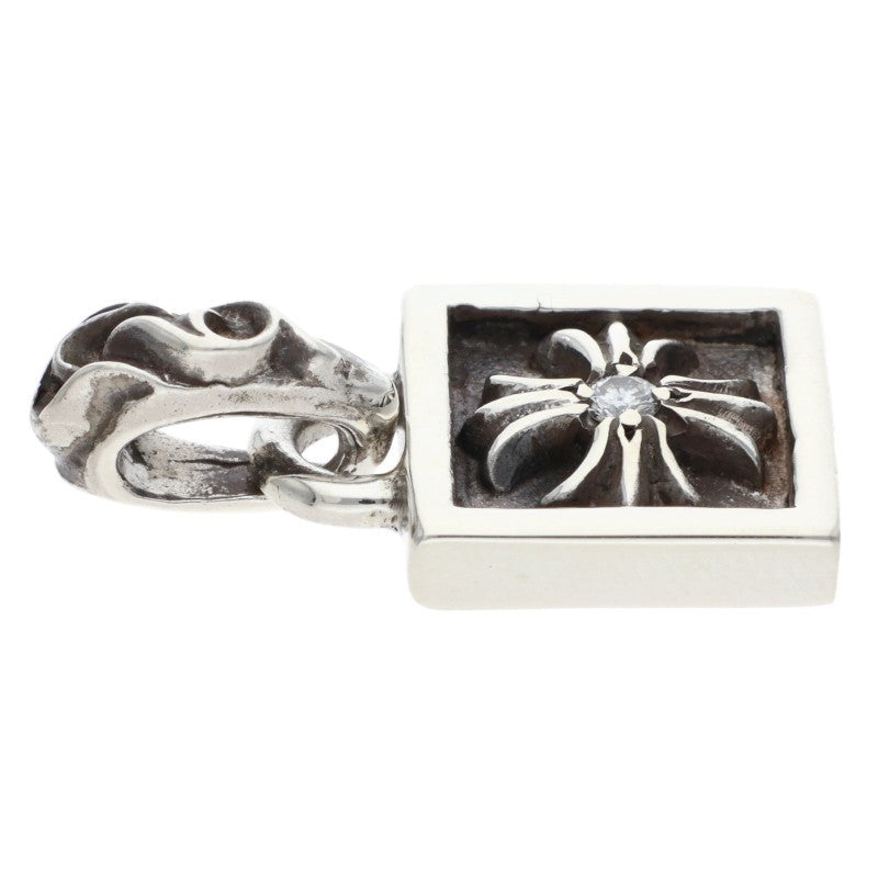 Chrome Hearts Framed CH Plus 1 Diamond Charm