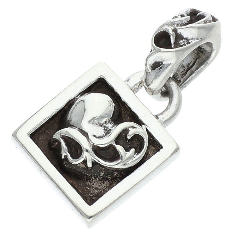 Chrome Hearts Framed Heart Charm Silver