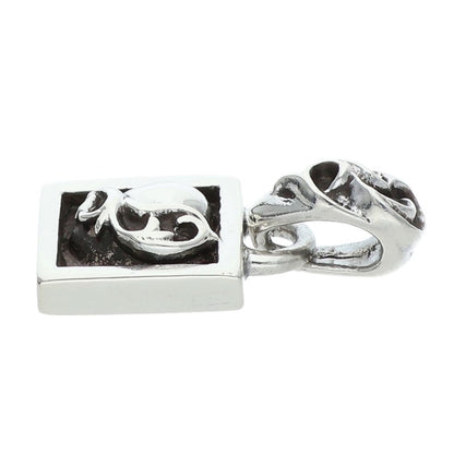 Chrome Hearts Framed Heart Charm Silver