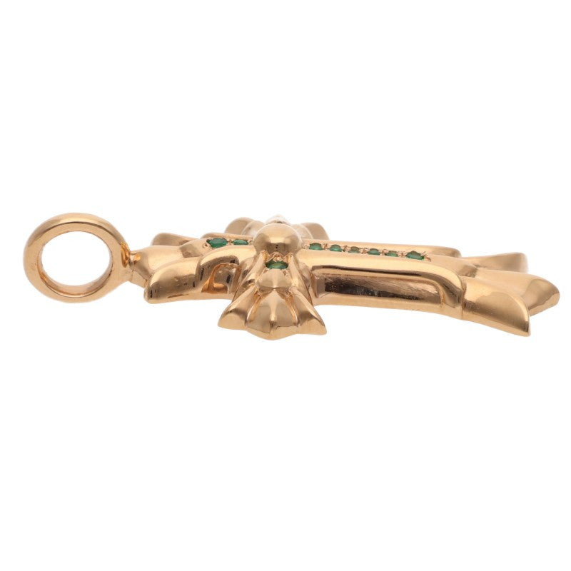 Chrome Hearts 22K DBL CH CRS PAVE Emerald Size ONE SIZE