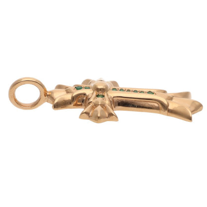 Chrome Hearts 22K DBL CH CRS PAVE Emerald Size ONE SIZE