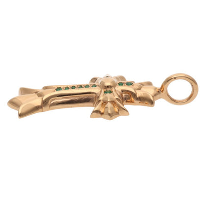 Chrome Hearts 22K DBL CH CRS PAVE Emerald Size ONE SIZE