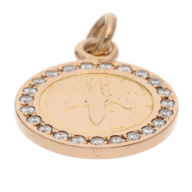 Chrome Hearts 22K Pave Diamond Angel Medal