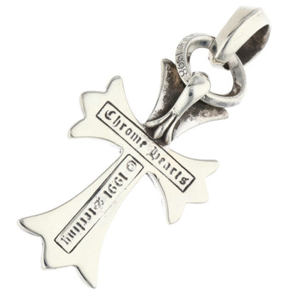 Chrome Hearts Small CH Cross W/Bail Silver Size ONE SIZE