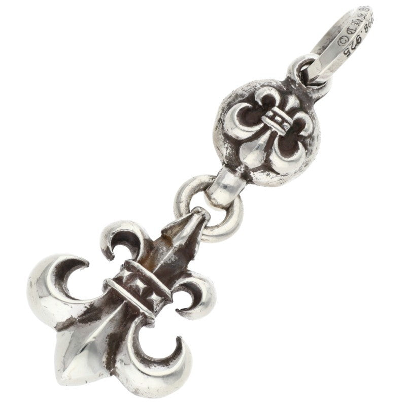 Chrome Hearts 1 Ball BS Fleur Charm Silver