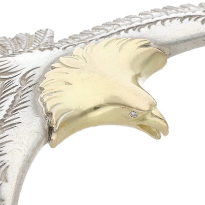 WING ROCK Eagle Pendant Top Diamond-L Silver Size ONE SIZE