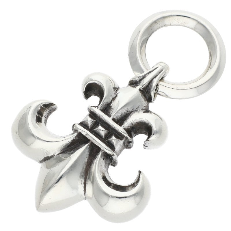 Chrome Hearts BS Fleur Pendant Silver Necklace