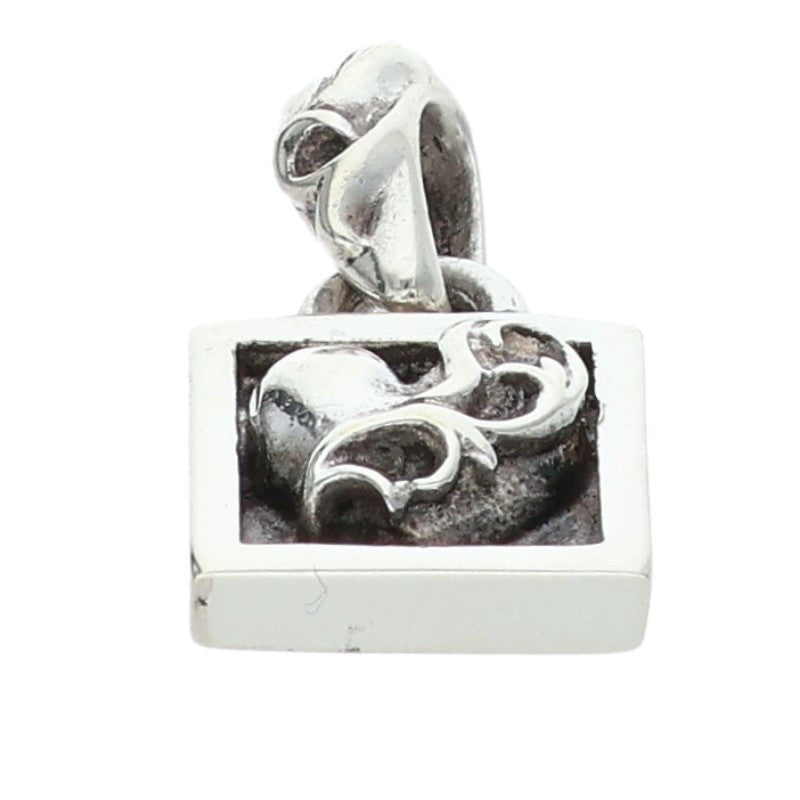 Chrome Hearts Framed Heart Charm Silver