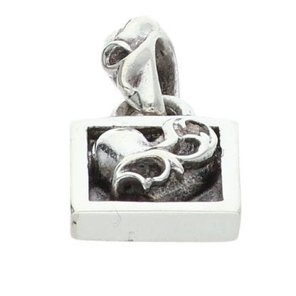 Chrome Hearts Framed Heart Charm Silver