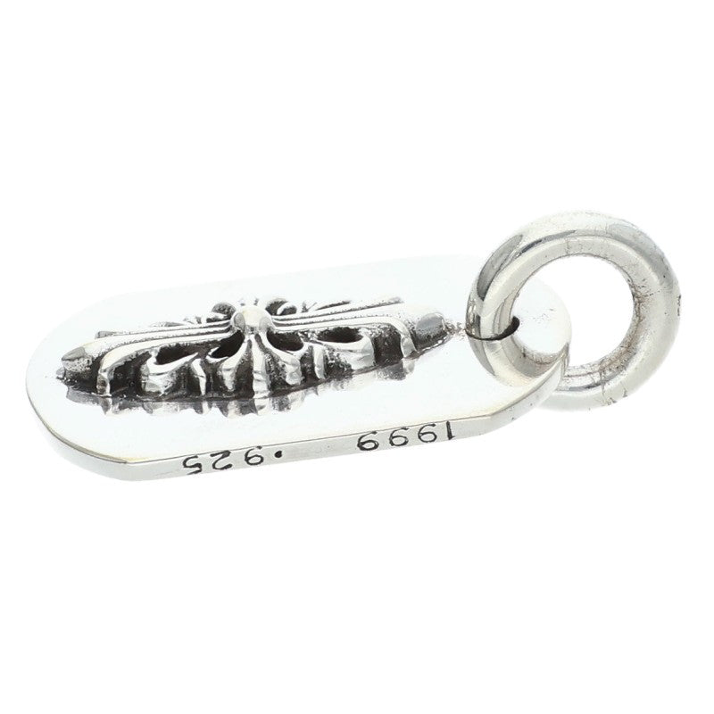Chrome Hearts Raised Dog Tag Charm Silver Size ONE SIZE