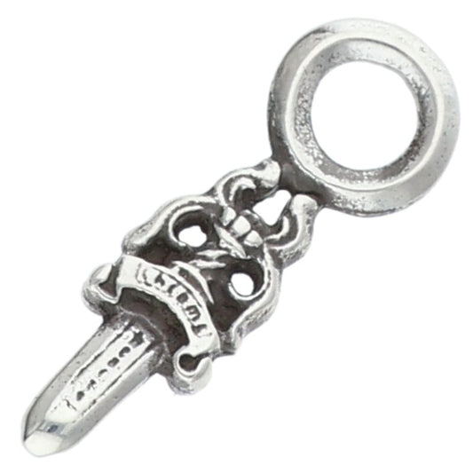 Chrome Hearts Stack Dagger Charm Silver Size ONE SIZE