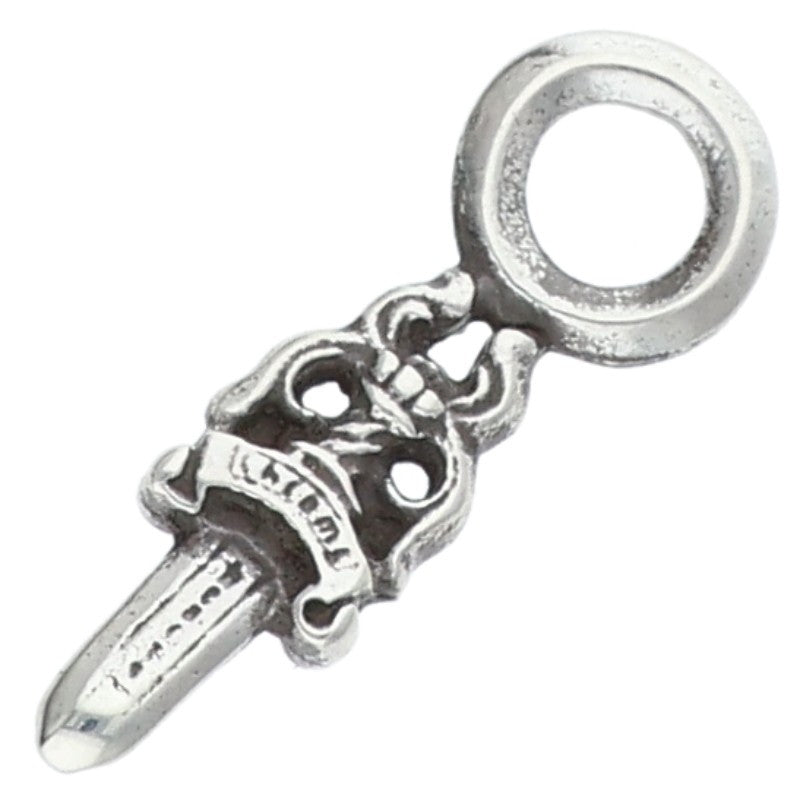 Chrome Hearts Stack Dagger Charm Silver