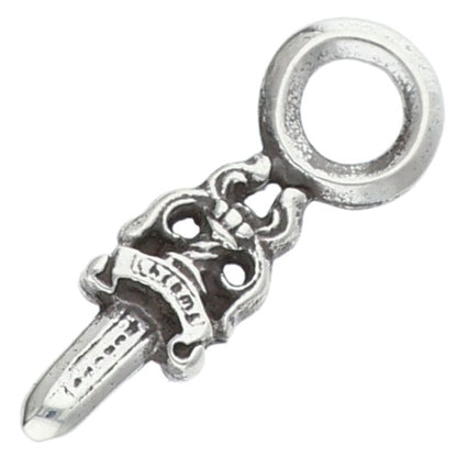 Chrome Hearts Stack Dagger Charm Silver
