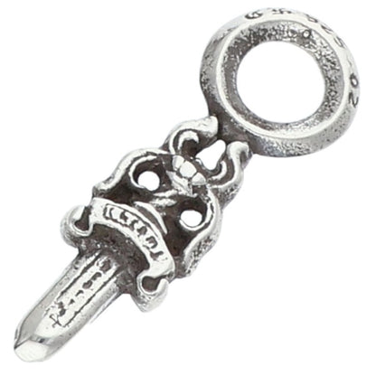 Chrome Hearts Stack Dagger Charm Silver